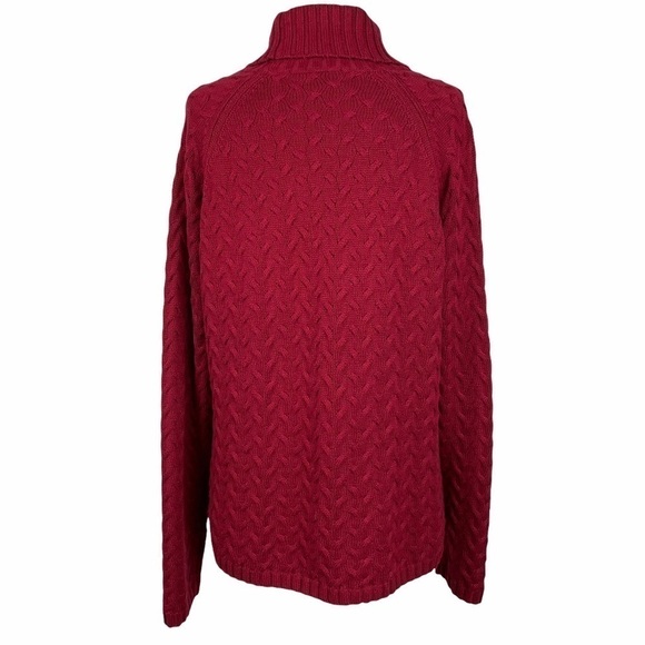 Coldwater Creek Cable Knit Turtleneck Sweater - Picture 3 of 6